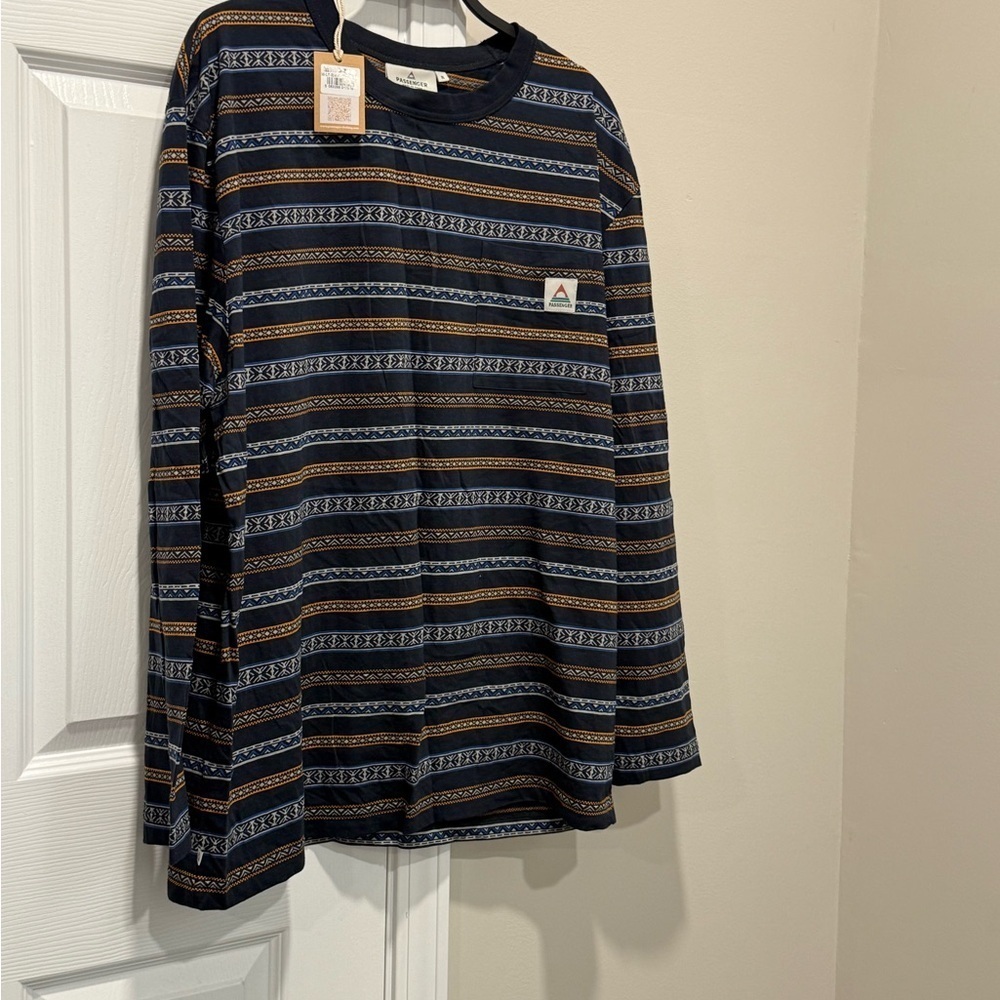 Passenger Crakle Stripe Long Sleeve Shirt — image 2 of 8